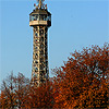 Petrin tower in autumn