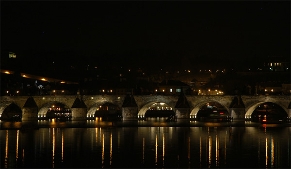 Charles Bridge in the night